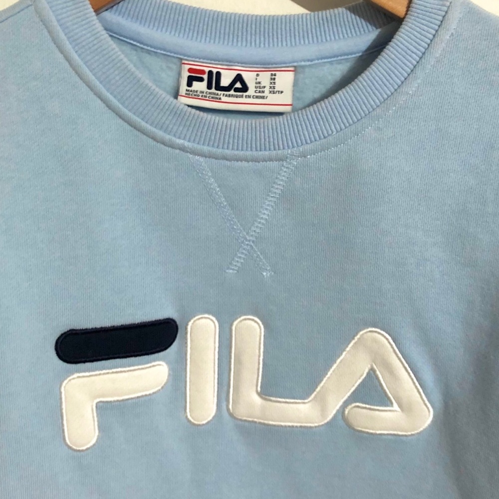 Like-🆕: Fila | Cotton Crewneck Sweater - Picture 5 of 7